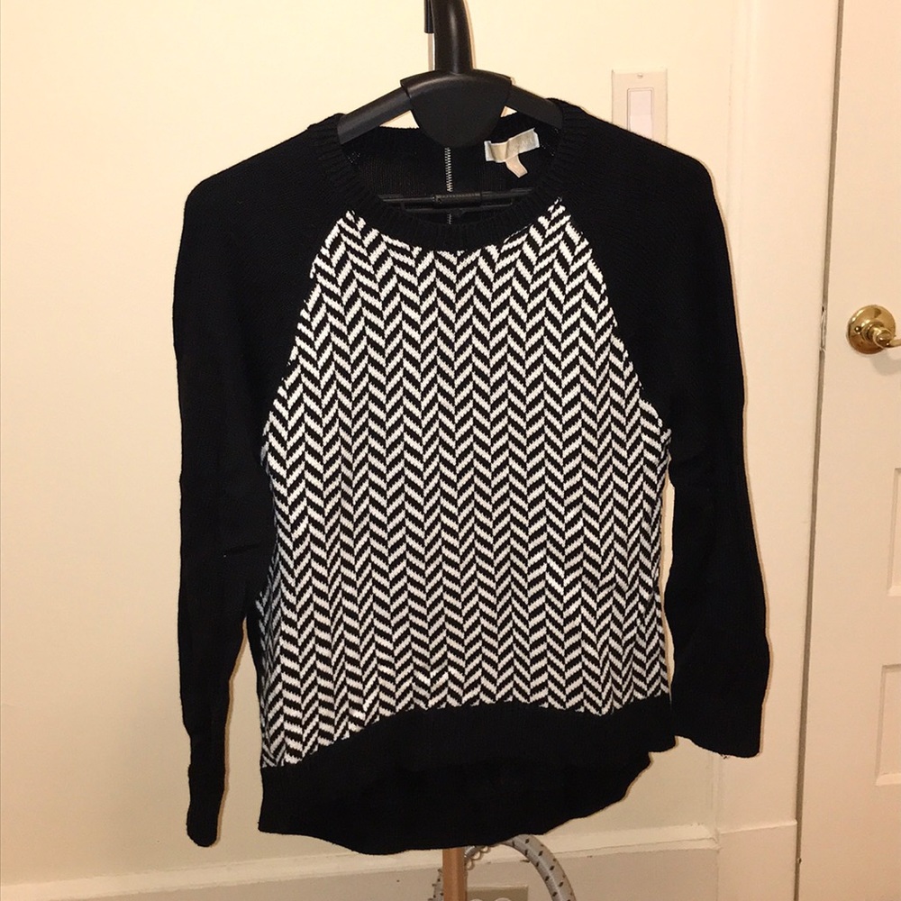 MICHAEL Michael Kors Black and White Sweater